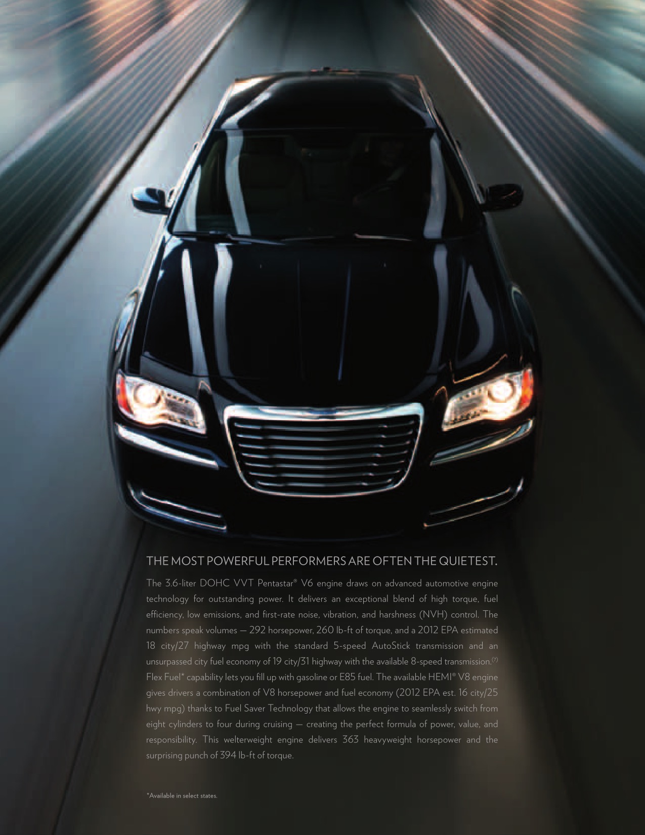 2012 Chrysler 300 Brochure Page 63